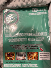 Load image into Gallery viewer, Premium Sublimation Cardstock