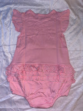 Load image into Gallery viewer, Customized Baby to Toddler Embroidered Ruffle Bottom Romper