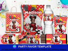 Load image into Gallery viewer, Individual Editable Party & Memorial Favor Templates: Personalize Journals, Stickers, Calendars & More – Customize Images, Names, Ages & Colors"
