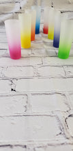 Load image into Gallery viewer, 3oz Frosted Gradient Shot Glass – For Sublimation & UV DTF Transfers