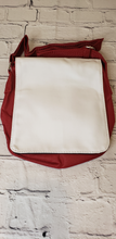 Load image into Gallery viewer, Blank Red Crossbody Shoulder Bag for Sublimation or Embroidery Small