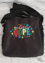 Load image into Gallery viewer, Black Blank Crossbody Shoulder Bag for Sublimation or Embroidery Size S