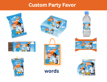 Load image into Gallery viewer, Individual Editable Party &amp; Memorial Favor Templates: Personalize Journals, Stickers, Calendars &amp; More – Customize Images, Names, Ages &amp; Colors&quot;
