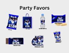 Load image into Gallery viewer, Individual Editable Party &amp; Memorial Favor Templates: Personalize Journals, Stickers, Calendars &amp; More – Customize Images, Names, Ages &amp; Colors&quot;
