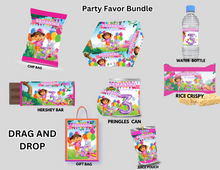 Load image into Gallery viewer, Individual Editable Party &amp; Memorial Favor Templates: Personalize Journals, Stickers, Calendars &amp; More – Customize Images, Names, Ages &amp; Colors&quot;
