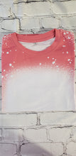 Load image into Gallery viewer, Blank Faux Bleach 100% Polyester Fabric T- Shirts made for Sublimation,
